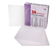Пластины для отбеливающих кап Easy-Vac Gasket,Bleaching.КВАДРАТ,40", 125х125мм.,1.0мм.25шт. 3А MEDES