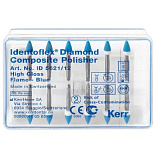 Полиры Identoflex Diamond №5621/12 для композитов, пламя, 12 шт..Kerr