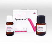 Пульподент - материал для пломбирования устьев корневых каналов зубов (25г.+15мл.), ВладМиВа Пульподент - материал для пломбирования устьев корневых каналов зубов (25г.+15мл.), ВладМиВа