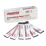 Артикуляционная бумага Combo 101.6мкм синяя/красная (12 блоков) Crosstex