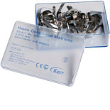 Матрицы анатомической формы из нерж стали толщина 0045мм ассорти 6 видов Kerr