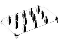 Подставка для стерилизации клампов (12 мест) "ТОР ВМ" (Без НДС) Подставка для стерилизации клампов (12 мест) "ТОР ВМ" (Без НДС)