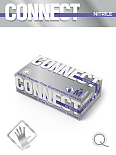 Перчатки CONNECT NITRILE, неопудренные, смотровые, нитриловые, (голубые), M (7-8), 200шт. TOP GLOVE