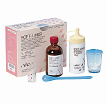 Soft-Liner - мягкий подкладочный материал для съемных протезов (порошок 100г.+ жидкость 97мл.) GC