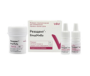 Резодент - материал для пломбир. каналов с антисептическим действием (10г-паста +5мл.+5мл.)ВладМиВа Резодент - материал для пломбир. каналов с антисептическим действием (10г-паста +5мл.+5мл.)ВладМиВа