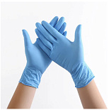 Перчатки CONNECT Blue NITRILE, текстур., смотровые, НИТРИЛОВЫЕ, (голубые), L (8-9), 50 пар.TOP GLOVE Перчатки CONNECT Blue NITRILE, текстур., смотровые, НИТРИЛОВЫЕ, (голубые), L (8-9), 50 пар.TOP GLOVE