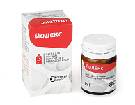 Йодекс (паста 15гр.). ОМЕГА
