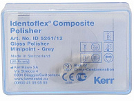Полир. головки  набор Identoflex №5261/12, серый 12 шт.Kerr