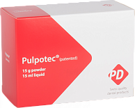 Pulpotec (Пульпотек) - для лечения витальных моляров (15г 15мл) Pulpotec (Пульпотек) - для лечения витальных моляров (15г 15мл)
