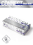 Перчатки CONNECT HIGH RISK, смотровые, латексные, нестерильные, M (7-8), 50 шт. TOP GLOVE Перчатки CONNECT HIGH RISK, смотровые, латексные, нестерильные, M (7-8), 50 шт. TOP GLOVE
