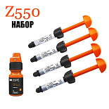 Filtek Z550 (Филтек) - пробный набор (4 шпр.х 4 гр.+адгезив+гель протр.+аксес.) Filtek Z550 (Филтек) - пробный набор (4 шпр.х 4 гр.+адгезив+гель протр.+аксес.)