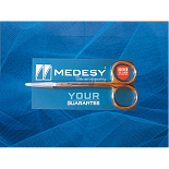 Ножницы операционные Iris, 115 мм, прямые, Black Sharp Line, Medesy