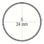 Зеркало стоматологическое №4, 22 мм, увеличивающее, Medesy Зеркало стоматологическое №4, 22 мм, увеличивающее, Medesy