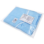 Халат хирургический одноразовый, стерильный  1шт. (25г/м2,р-р р 54-56), рукав манжета. НОВОТЕКС