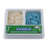 Клинья деревянные (1080) цветокод2-х типов (белыеголубые) (100шт) ТОР ВМ Клинья деревянные (1080) цветокод2-х типов (белыеголубые) (100шт) ТОР ВМ