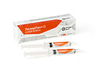 ПолирПаст-D- СУХОЙ БЛЕСК-паста для полировки композитов и керамики (2шпр.х 3мл.), Омега-Дент