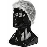 Шапочка "Шарлотта" из нетканных материалов,48см.,БЕЛАЯ. 100шт..КРИСТИДЕНТ