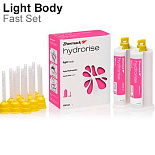 Hydrorise Light Body Fast Set (Гидрорайс) - оттискный материал, A - силикон (2 х 50 мл.), Zhermack Hydrorise Light Body Fast Set (Гидрорайс) - оттискный материал, A - силикон (2 х 50 мл.), Zhermack