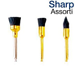 Щеточки для полировки "Kagayaki Sharp" 2,в ассортименте,карбидная, 10шт.Kagayaki