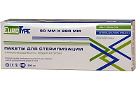 Пакеты для стерилизации самозапечат. 135мм х 280мм , 200 шт. EURO TYPE
