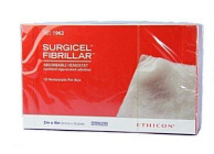 Материал гемостатический рассасывающийся "Серджисел Фибриллар" 2,5см х 5,1см(10 шт.) Материал гемостатический рассасывающийся "Серджисел Фибриллар" 2,5см х 5,1см(10 шт.)