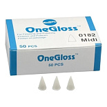 Колпачки полировочные стоматологические одноразовые OneGloss,МИДИ-КОНУС, без держателя,50шт. SHOFU