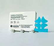 Щеточки для полировальной пасты,Полая чаша,нейлон, 10шт.Kagayaki Щеточки для полировальной пасты,Полая чаша,нейлон, 10шт.Kagayaki