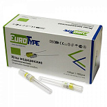 Иглы медицинские стоматологические 27G, 0,4х30 мм (100 шт.). EURO-TYPE