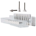 Полиры, Enforce Pin 125-набор для полировки , ассорти, белый, 30шт.,грубая EP 125/1.2.3.Kagayaki Полиры, Enforce Pin 125-набор для полировки , ассорти, белый, 30шт.,грубая EP 125/1.2.3.Kagayaki