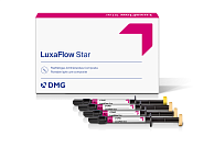 LuxaFlow-Star - текучий композит в наборе(4шпр.х 1,5 гр., ). DMG