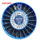 Штифты титановые с композитной головкой, ассорти, 240 шт. H.Nordin